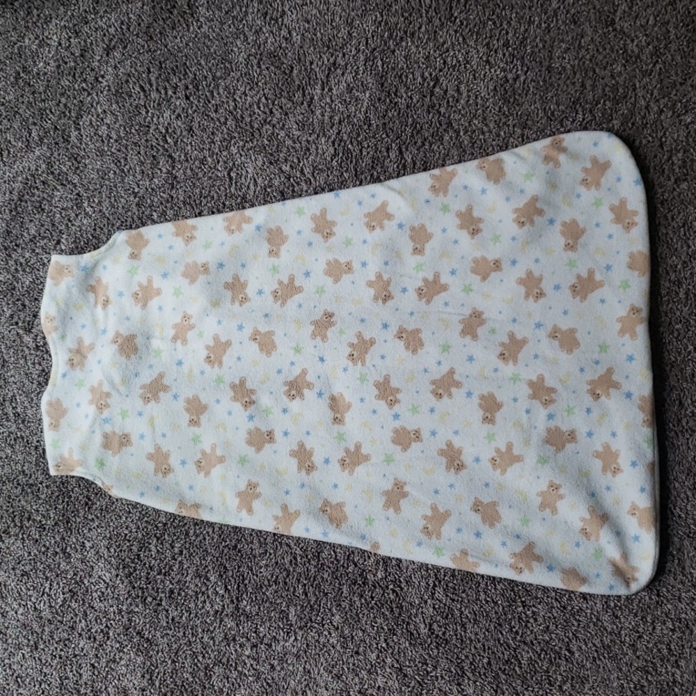 VGUC Halo Teddy Bear Micro-fleece Sleep Sack Wearable Blanket Size Large TOG 1.0 - Picture 3 of 4